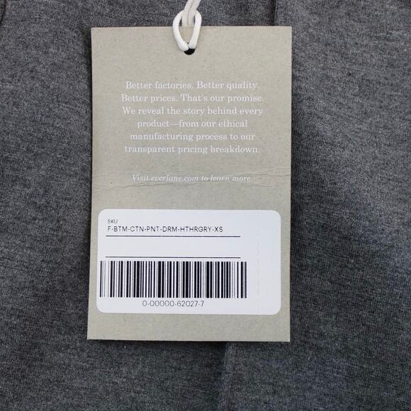 Everlane The Dream Pant Heathered Grey Size XS NWT - Picture 6 of 9